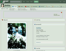 Tablet Screenshot of dunkley.deviantart.com