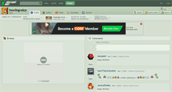 Desktop Screenshot of howlingvoice.deviantart.com