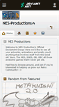 Mobile Screenshot of nes-productions.deviantart.com