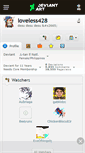 Mobile Screenshot of loveless428.deviantart.com