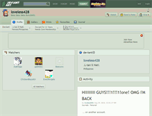 Tablet Screenshot of loveless428.deviantart.com