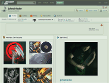 Tablet Screenshot of johnstrieder.deviantart.com