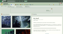 Desktop Screenshot of machinari.deviantart.com