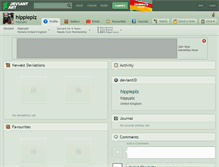 Tablet Screenshot of hippieplz.deviantart.com
