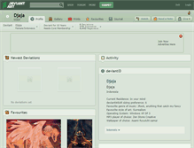 Tablet Screenshot of djaja.deviantart.com