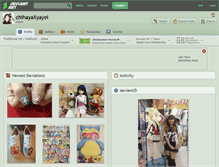 Tablet Screenshot of chihayaxyayoi.deviantart.com