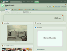Tablet Screenshot of benev0lence.deviantart.com