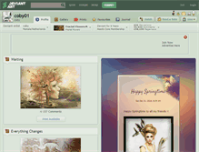 Tablet Screenshot of coby01.deviantart.com