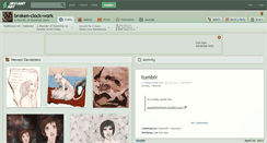 Desktop Screenshot of broken-clock-work.deviantart.com