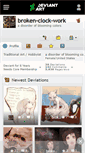 Mobile Screenshot of broken-clock-work.deviantart.com