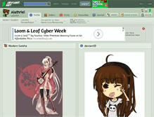Tablet Screenshot of alathriel.deviantart.com