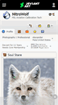 Mobile Screenshot of nitrowolf.deviantart.com