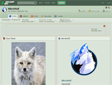 Tablet Screenshot of nitrowolf.deviantart.com