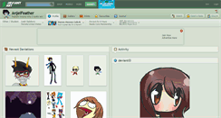 Desktop Screenshot of anjelfeather.deviantart.com