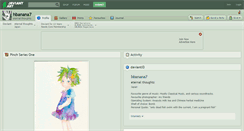 Desktop Screenshot of hbanana7.deviantart.com
