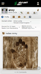 Mobile Screenshot of anxy.deviantart.com