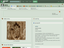 Tablet Screenshot of anxy.deviantart.com