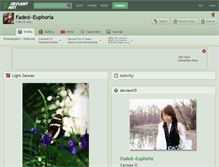 Tablet Screenshot of faded--euphoria.deviantart.com