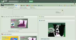 Desktop Screenshot of dadeceptiveone.deviantart.com