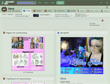 Tablet Screenshot of lilena.deviantart.com