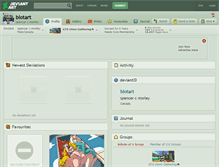 Tablet Screenshot of blotart.deviantart.com