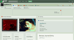 Desktop Screenshot of deadfoot121.deviantart.com
