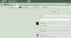 Desktop Screenshot of hatterina.deviantart.com