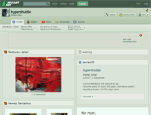 Tablet Screenshot of hypershuttle.deviantart.com