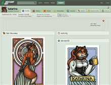 Tablet Screenshot of katarina.deviantart.com