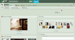 Desktop Screenshot of amorfus.deviantart.com
