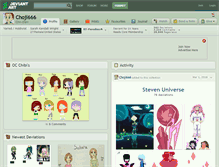 Tablet Screenshot of choji666.deviantart.com