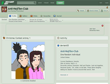 Tablet Screenshot of anti-nejiten-club.deviantart.com