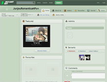 Tablet Screenshot of junjouromanticamps.deviantart.com