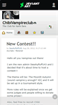 Mobile Screenshot of chibivampireclub.deviantart.com