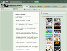 Tablet Screenshot of chibivampireclub.deviantart.com