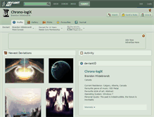 Tablet Screenshot of chrono-logix.deviantart.com