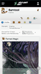 Mobile Screenshot of burntool.deviantart.com