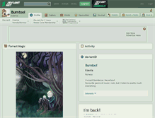 Tablet Screenshot of burntool.deviantart.com