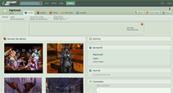 Desktop Screenshot of hartwell.deviantart.com