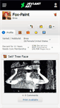 Mobile Screenshot of fox-paint.deviantart.com