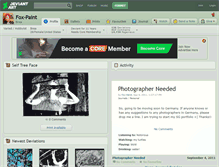 Tablet Screenshot of fox-paint.deviantart.com
