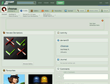 Tablet Screenshot of chosnas.deviantart.com