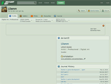 Tablet Screenshot of ldamm.deviantart.com