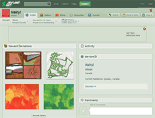 Tablet Screenshot of mairyl.deviantart.com