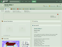 Tablet Screenshot of derek-stiles-1.deviantart.com