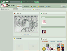 Tablet Screenshot of big-eyes.deviantart.com