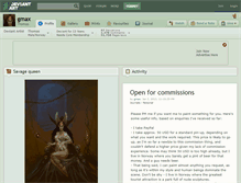 Tablet Screenshot of gmax.deviantart.com