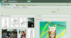 Desktop Screenshot of elric-angel.deviantart.com
