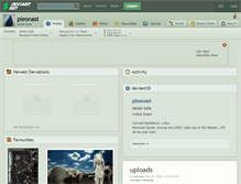 Tablet Screenshot of pleonast.deviantart.com