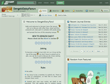 Tablet Screenshot of dengekidaisyfans.deviantart.com
